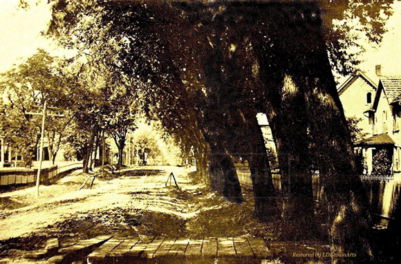 Romney Main Street at East end of Town 1907