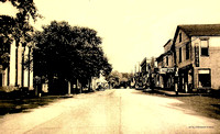 Downtown Romney Main Street circa 1940