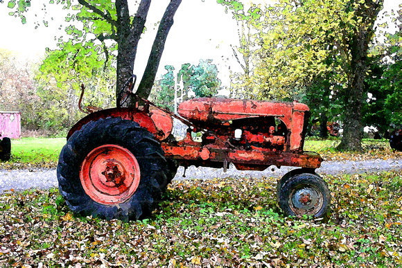 Kenny's antique tractors, Romney