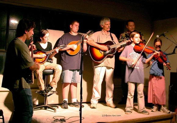 Joe Herrmann and students play at Performers Studio, Romney